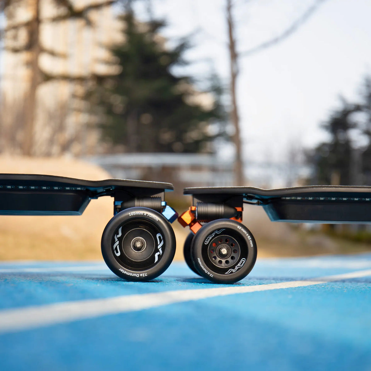OMW Gladius with 105mm MAD Wheelz V2 and 92mm MAD Mini wheels