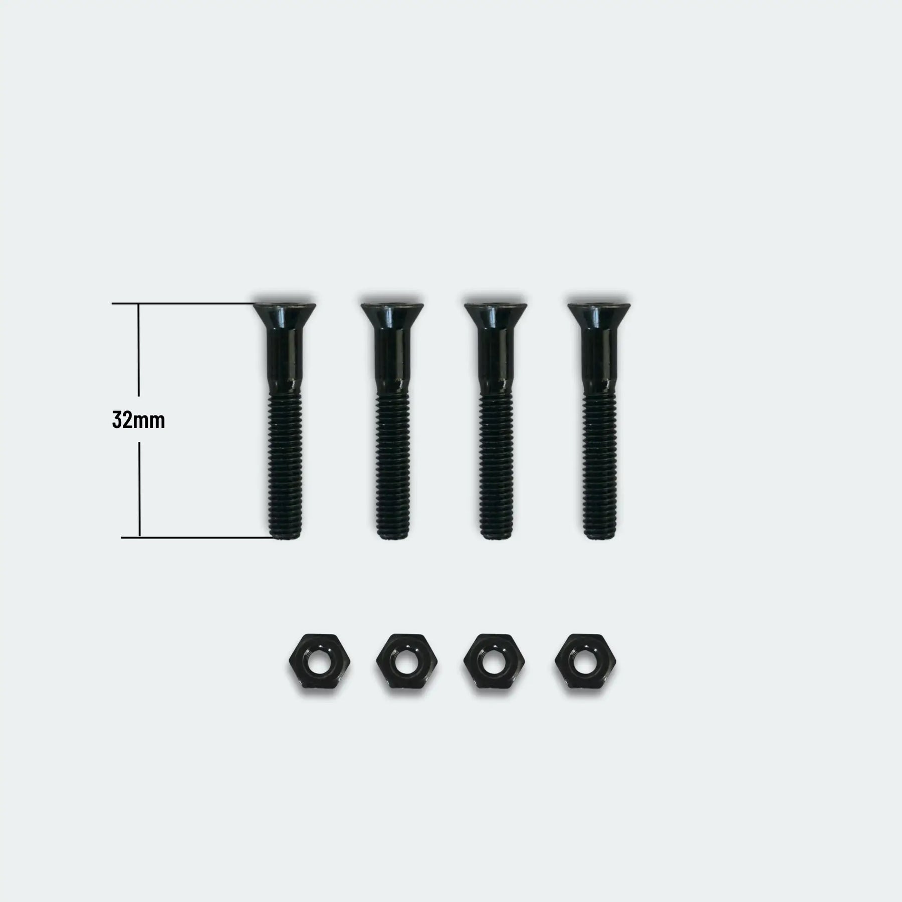 Flat Head Screws for Electric Skateboards