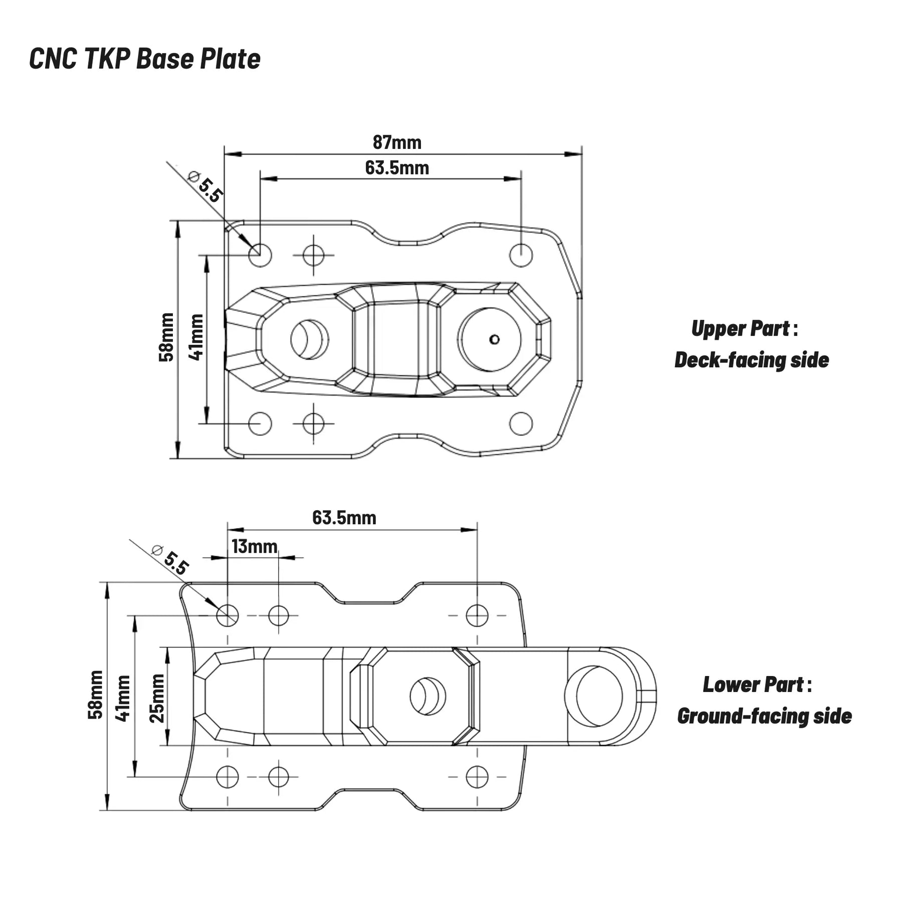 CNC TKP Base Plate Set