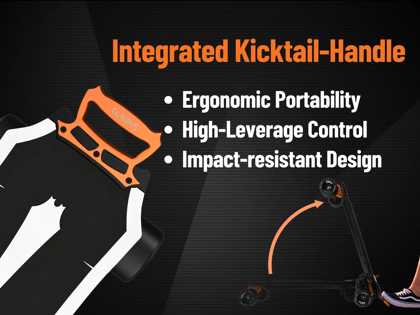 OMW Gladius-KICKTAIL-HANDLE