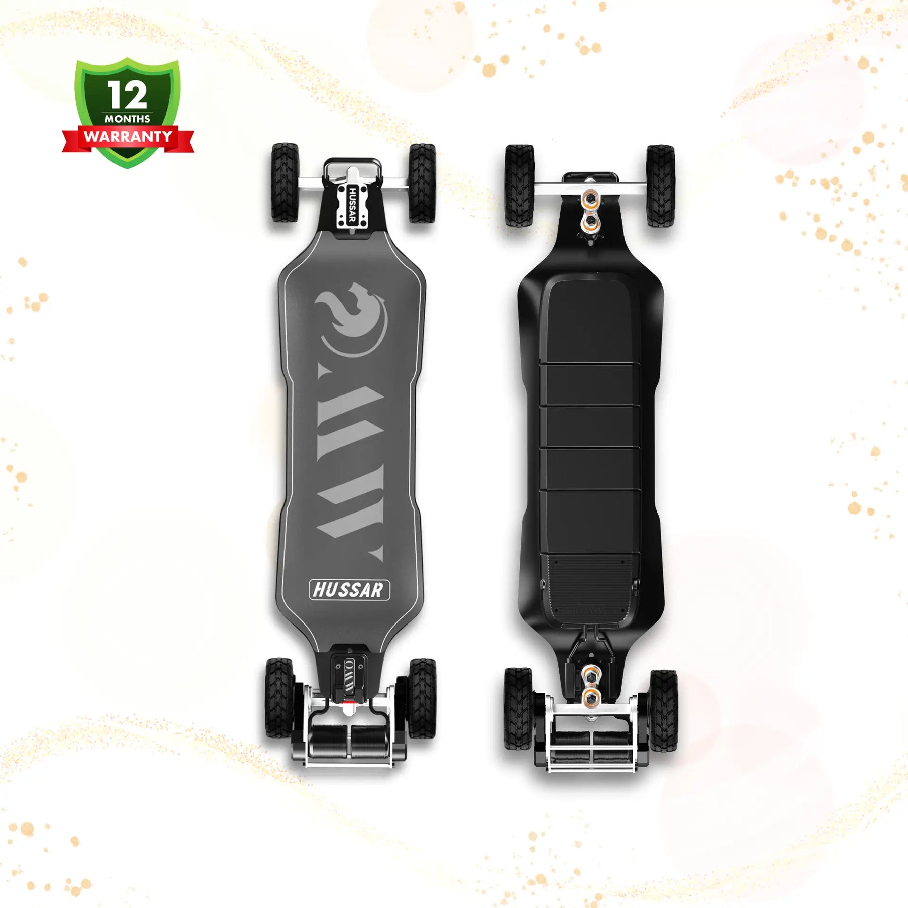 OMW Hussar Street/All-Terrain Carbon Flexible Electric Skateboards Suitable for Beginners