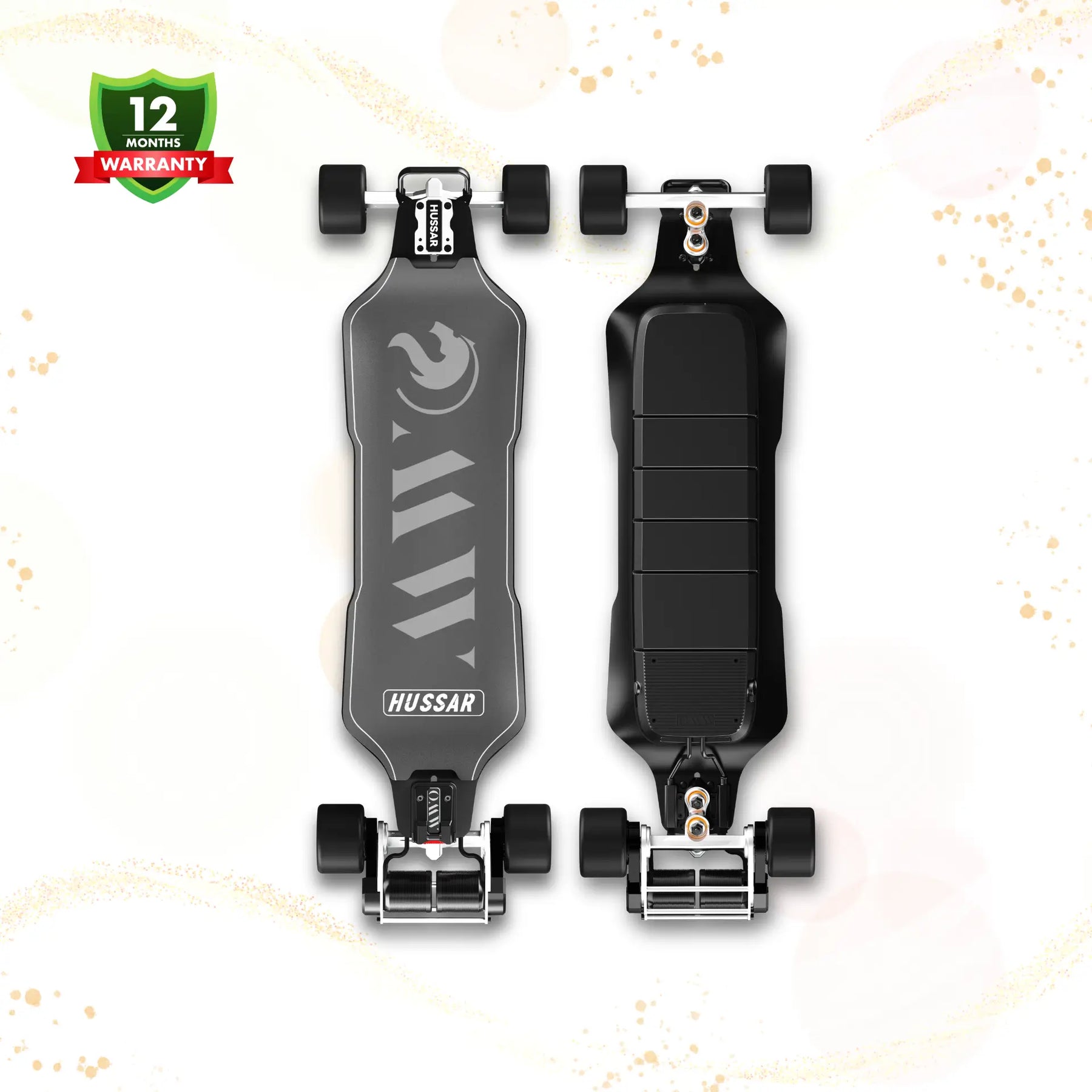 OMW Hussar Street/All-Terrain Carbon Flexible Electric Skateboards Suitable for Beginners