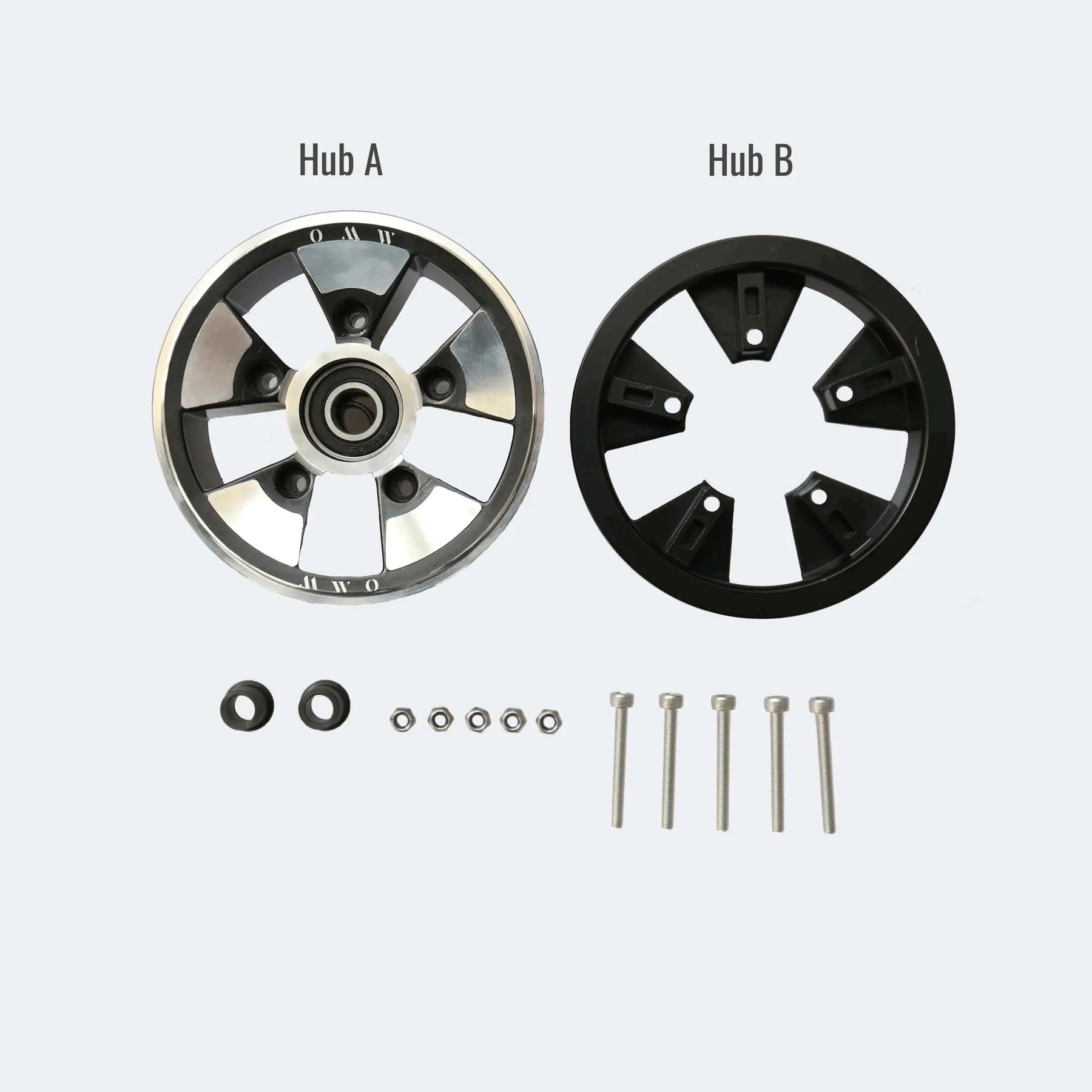 Alloy Wheel Hub for OMW Pneumatic wheels