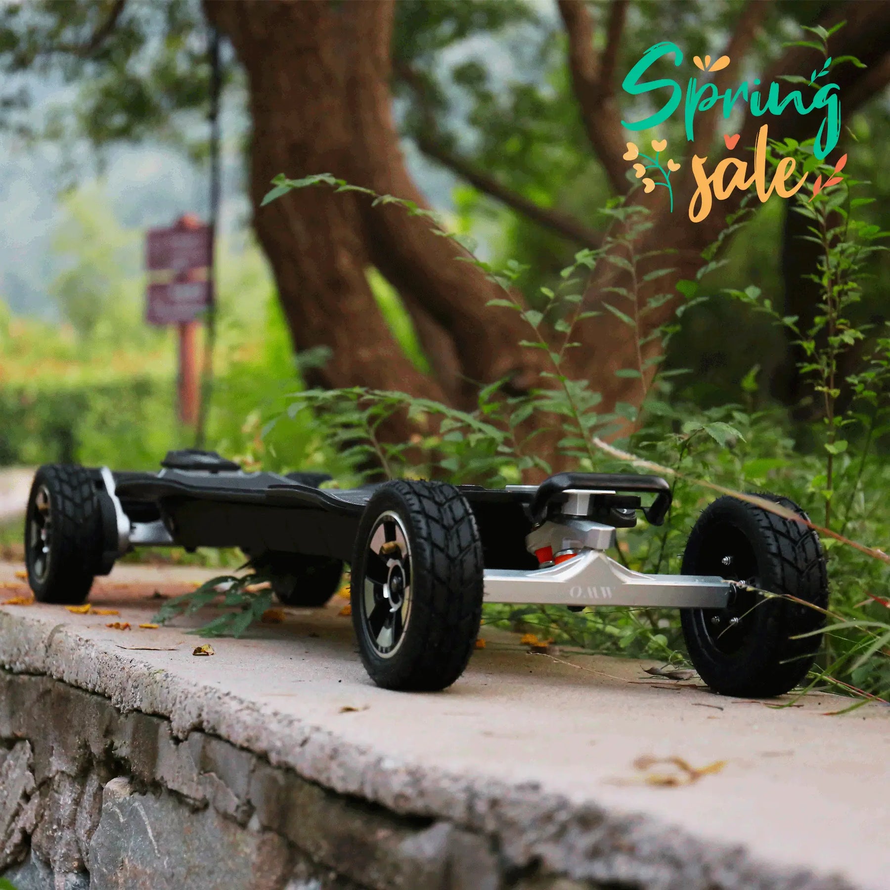 OMW Hussar Street/All-Terrain Carbon Flexible Electric Skateboards Suitable for Beginners