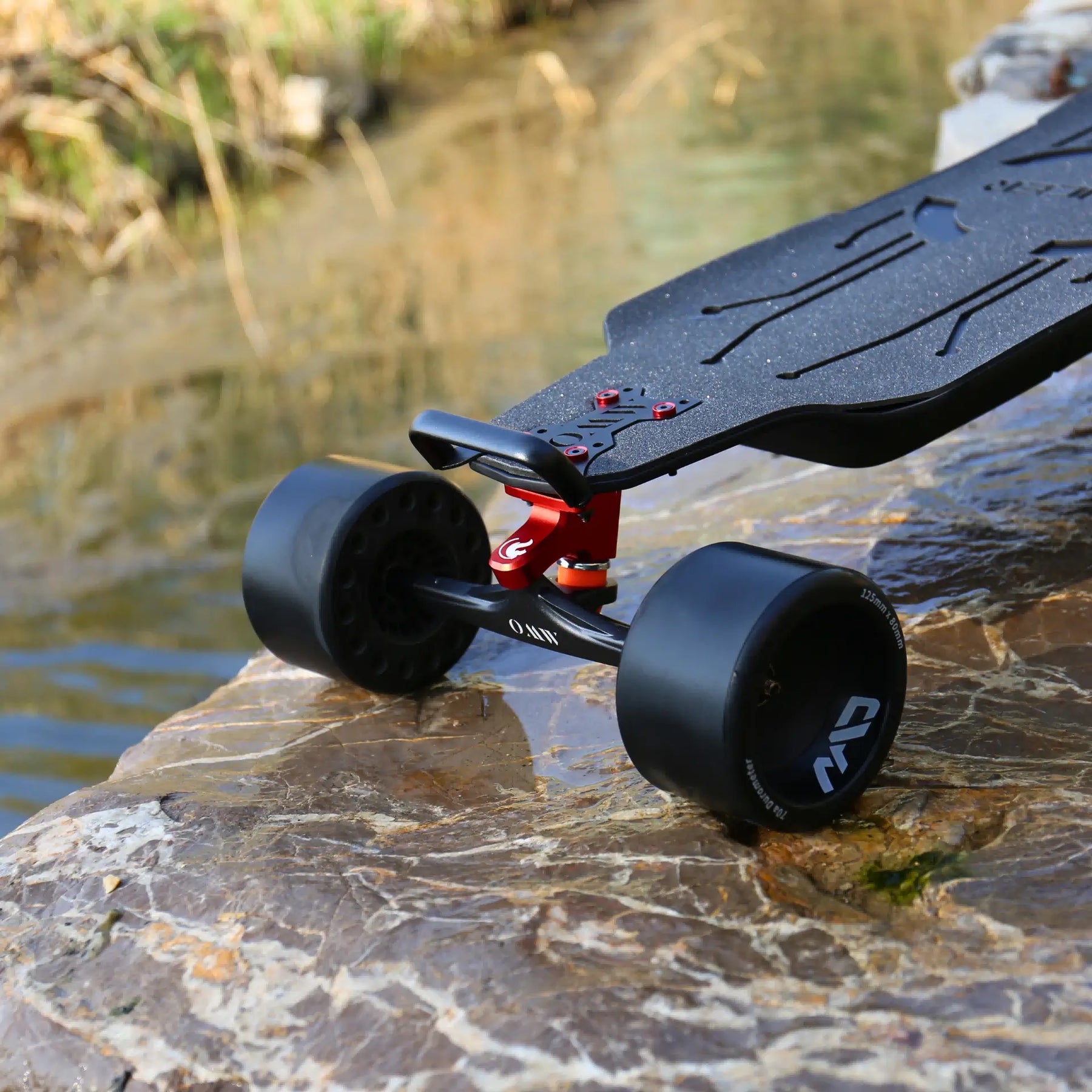 OMW Lancer Wide Carbon Flex Deck Electric Longboards