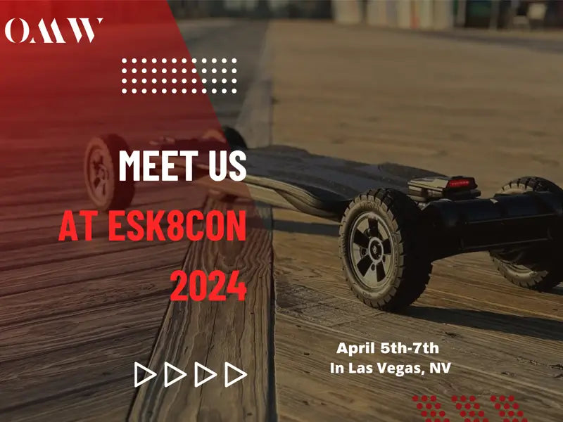 Come and Try with OMW Electric Boards at ESK8CON 2024🛹