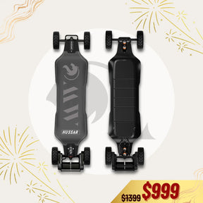 OMW Hussar Street/All-Terrain Carbon Flexible Electric Skateboards Suitable for Beginners