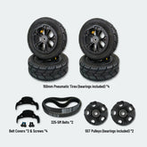 150mm All-Terrain Wheel Set for OMW Lancer Electric Longboard