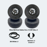 165mm MAD Street Tubeless Tires