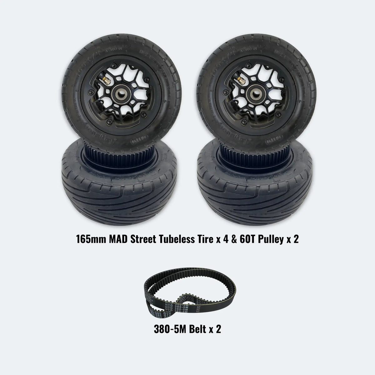 165mm MAD Street Tubeless Tires