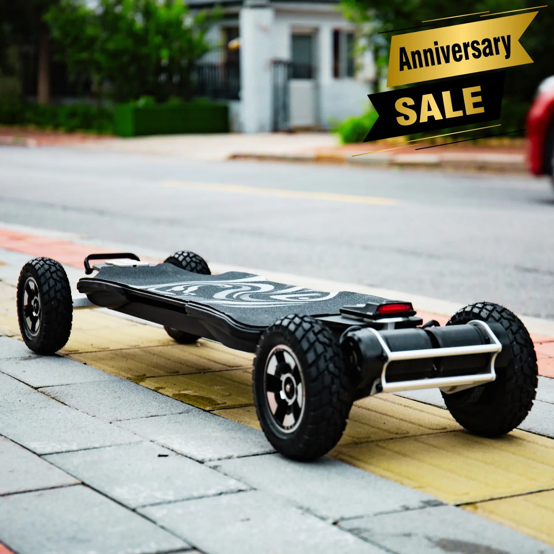 OMW Cavalry Long Range Street/All-Terrain Carbon Electric Skateboards Suitable for Heavy Riders