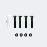 Flat Head Screws for Electric Skateboards