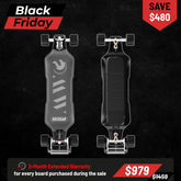 OMW Hussar Street/All-Terrain Carbon Flexible Electric Skateboards Suitable for Beginners