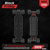 OMW Lancer Wide Carbon Flex Deck Electric Longboards
