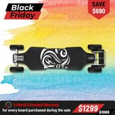 OMW Cavalry Street/All-terrain Electric Skateboards with CNC Colored Trucks