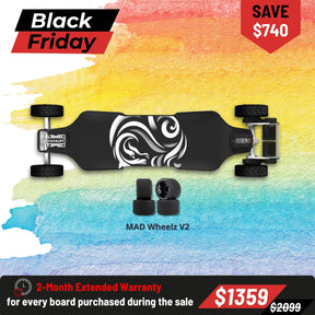 OMW Cavalry Street/All-terrain Electric Skateboards with CNC Colored Trucks