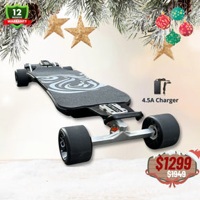 OMW Cavalry Long Range Street/All-Terrain Carbon Electric Skateboards Suitable for Heavy Riders