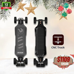 OMW Hussar Street/All-Terrain Carbon Flexible Electric Skateboards Suitable for Beginners