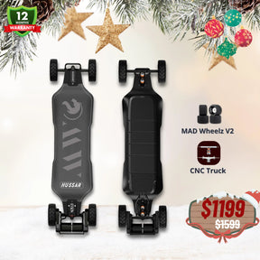 OMW Hussar Street/All-Terrain Carbon Flexible Electric Skateboards Suitable for Beginners