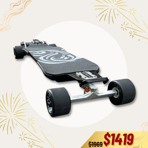 OMW Cavalry Long Range Street/All-Terrain Carbon Electric Skateboards Suitable for Heavy Riders