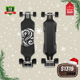 OMW Cavalry Long Range Street/All-Terrain Carbon Electric Skateboards Suitable for Heavy Riders