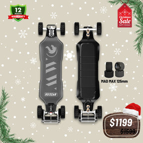OMW Hussar Street/All-Terrain Carbon Flexible Electric Skateboards Suitable for Beginners