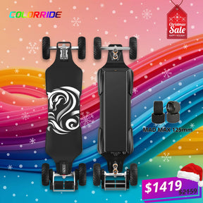 OMW Cavalry Street/All-terrain Electric Skateboards with CNC Colored Trucks