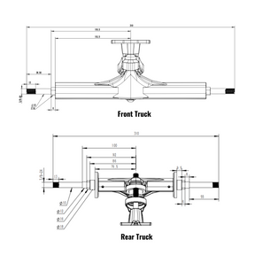 OMW CNC TKP E-Skateboard Truck