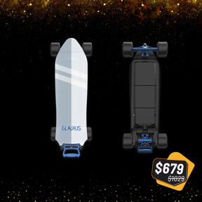 OMW Gladius Carbon Flexible Deck Portable Electric Skateboard