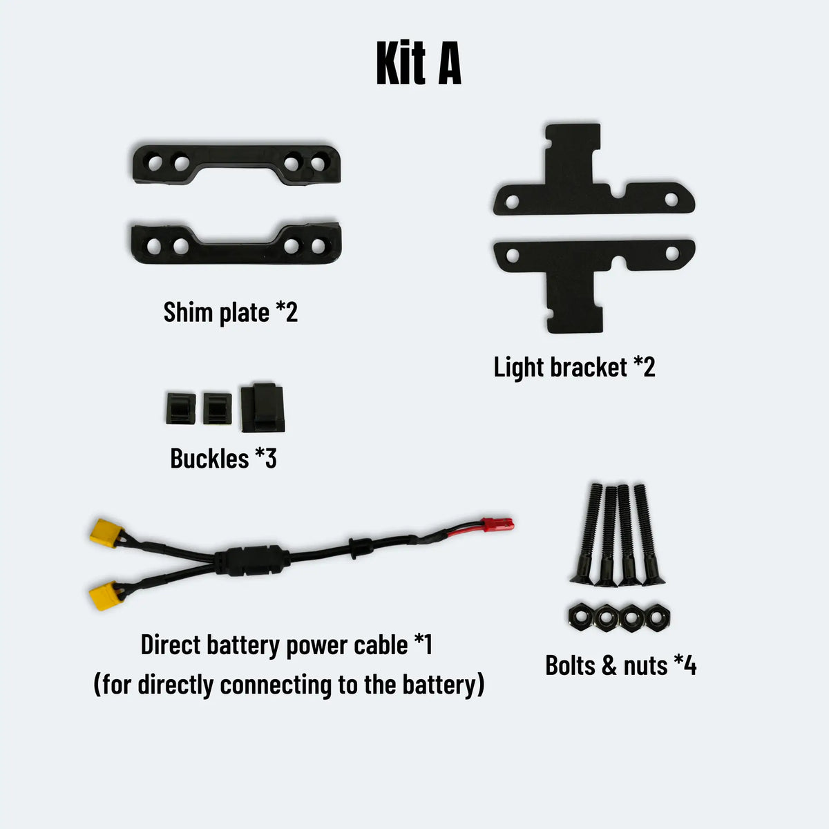 Underdeck Headlight Relocation Kit