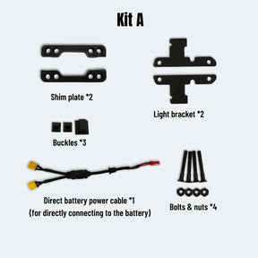 Underdeck Headlight Relocation Kit