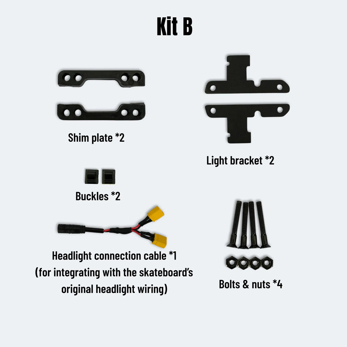 Underdeck Headlight Relocation Kit
