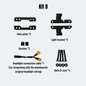 Underdeck Headlight Relocation Kit