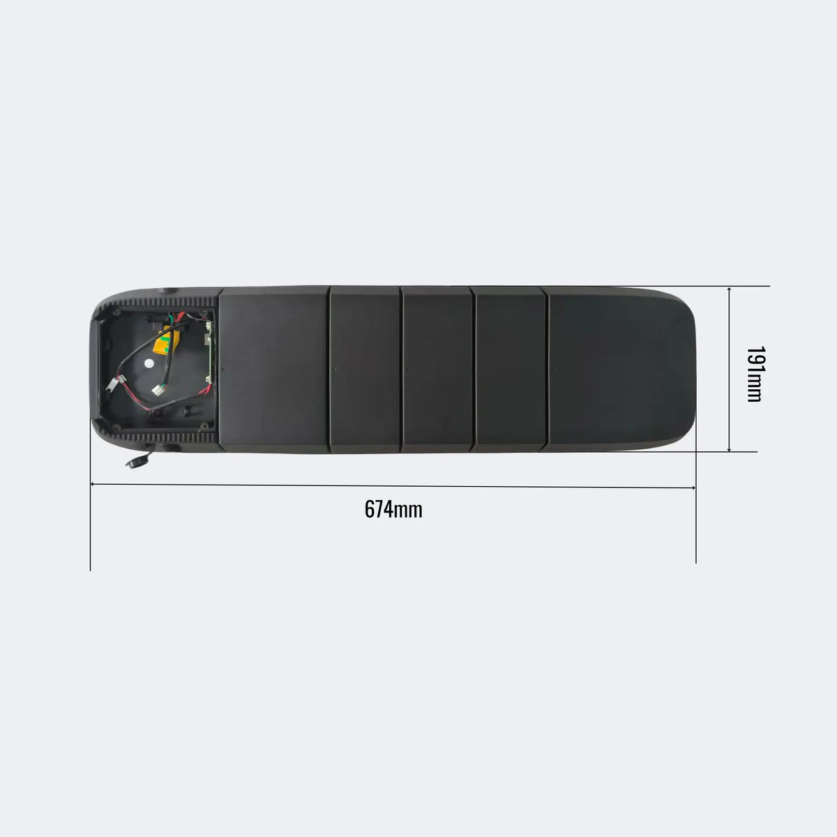 Chain-Whip™ Battery Enclosure for Lancer Electric Skateboard
