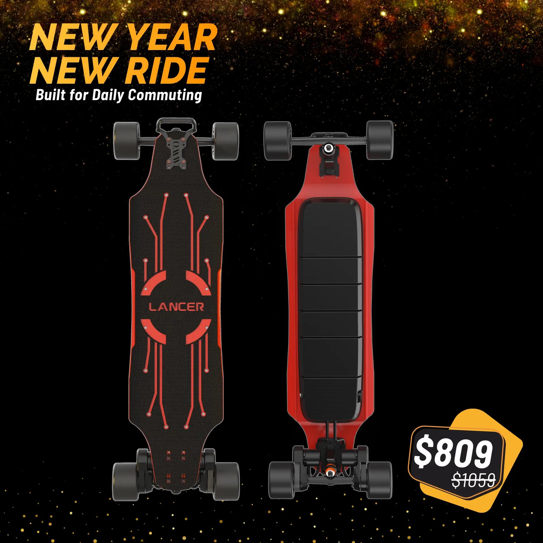 NEW YEAR NEW RIDE - OMW Lancer Electric Longboards