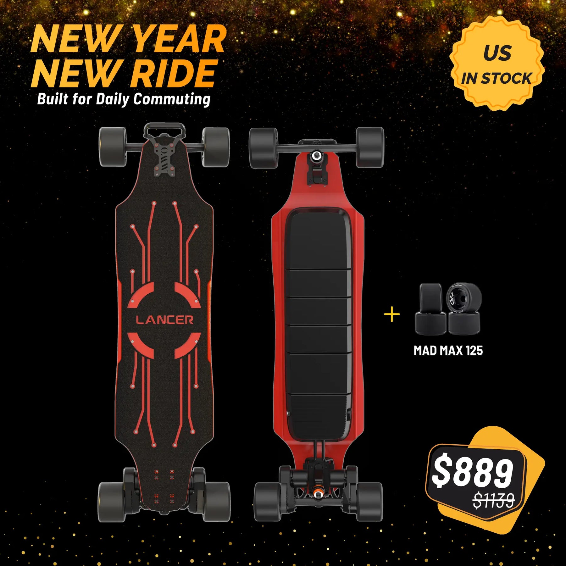 NEW YEAR NEW RIDE - OMW Lancer Electric Longboards