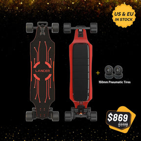 OMW electric skateboard-anniversary sale -red Lancer