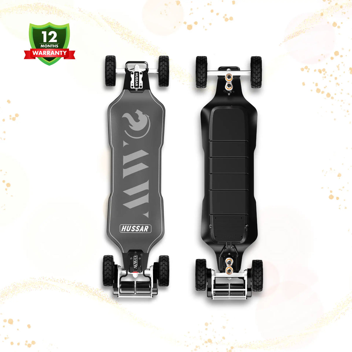 OMW Hussar Street/All-Terrain Carbon Flexible Electric Skateboards Suitable for Beginners
