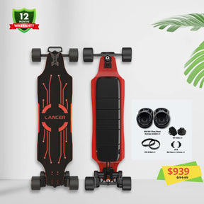 OMW Lancer Wide Carbon Flex Deck Electric Longboards