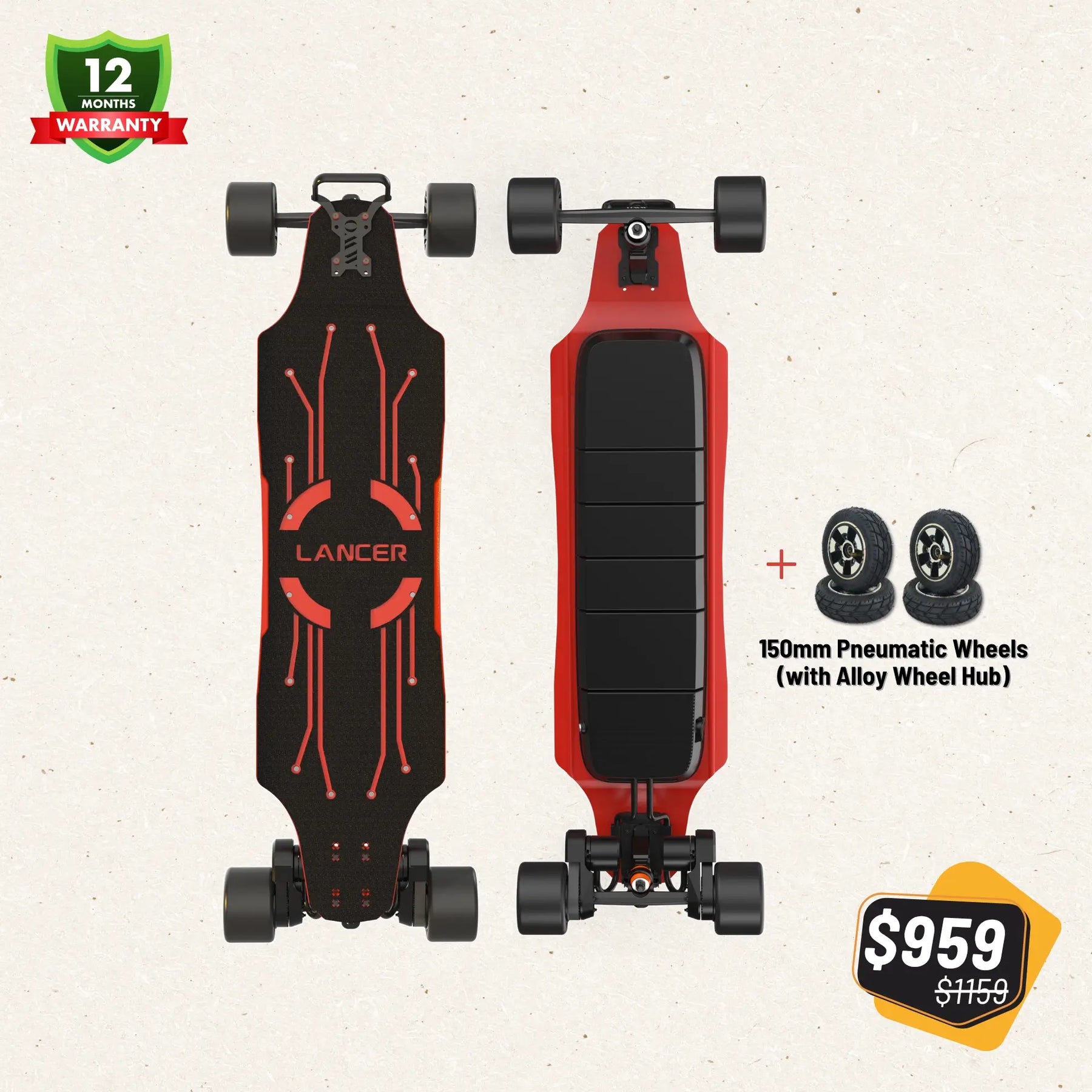 Spring Outdoor Sale - OMW Lancer Electric Longboard