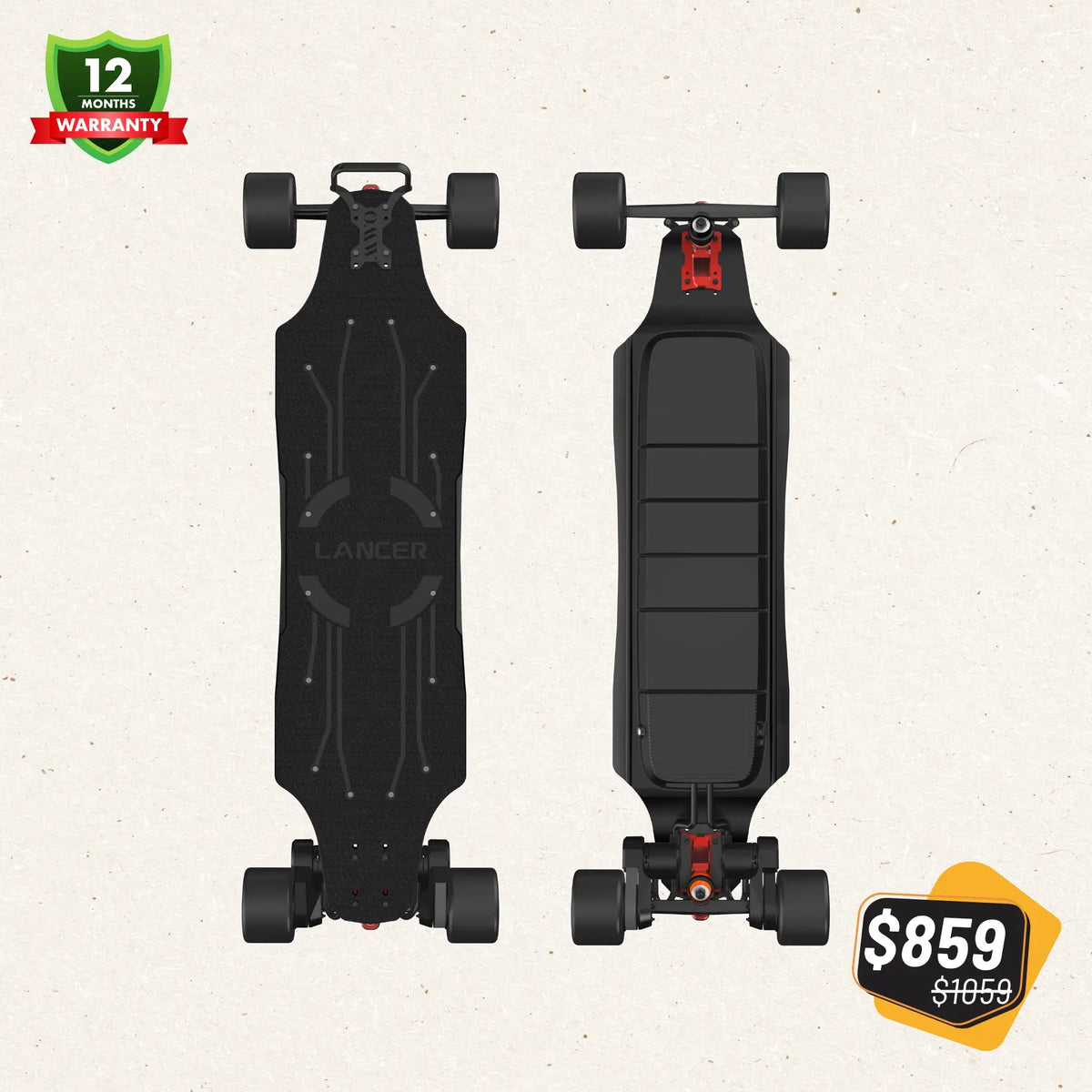 Black OMW Lancer with 125mm MAD Max Wheels