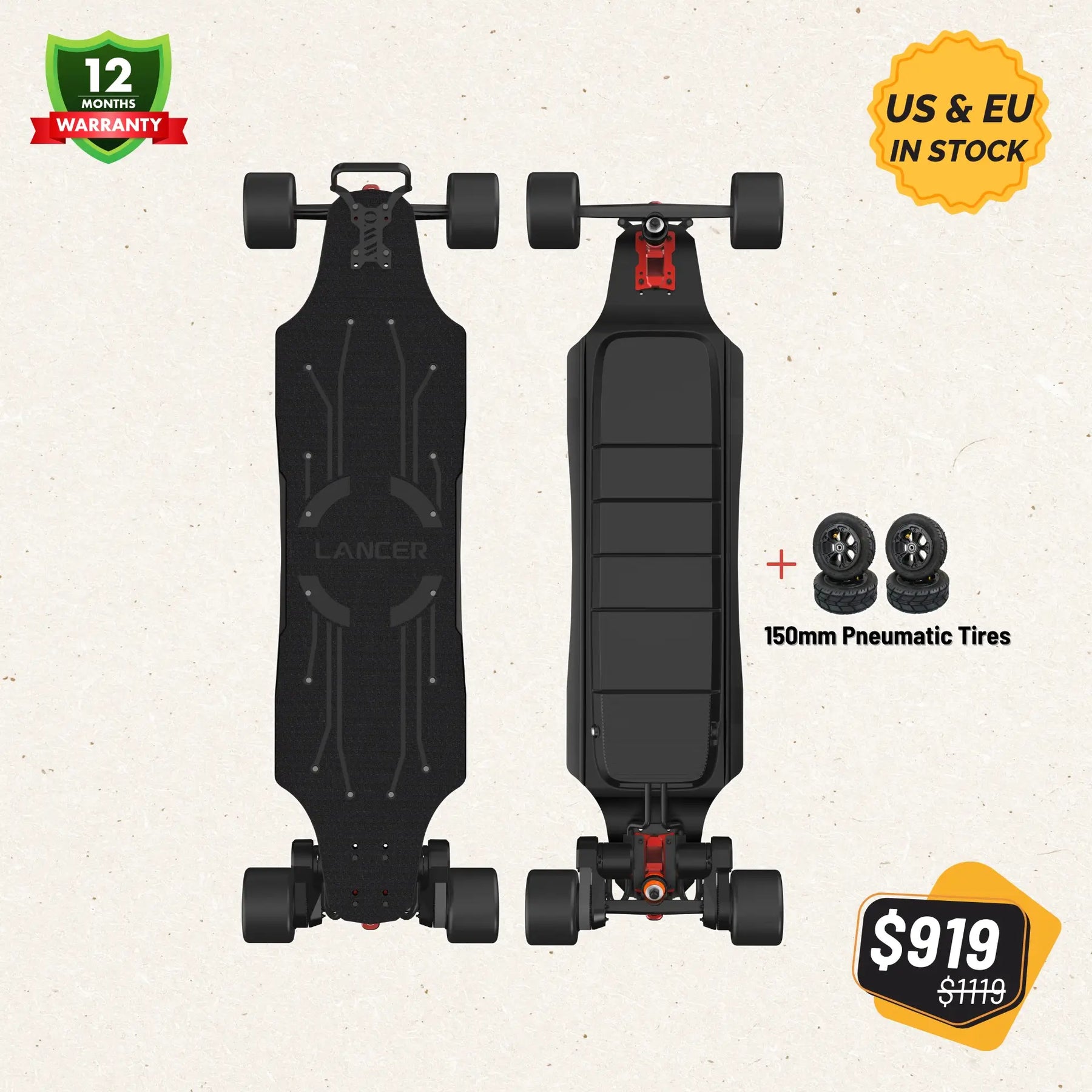 Spring Outdoor Sale - OMW Lancer Electric Longboard