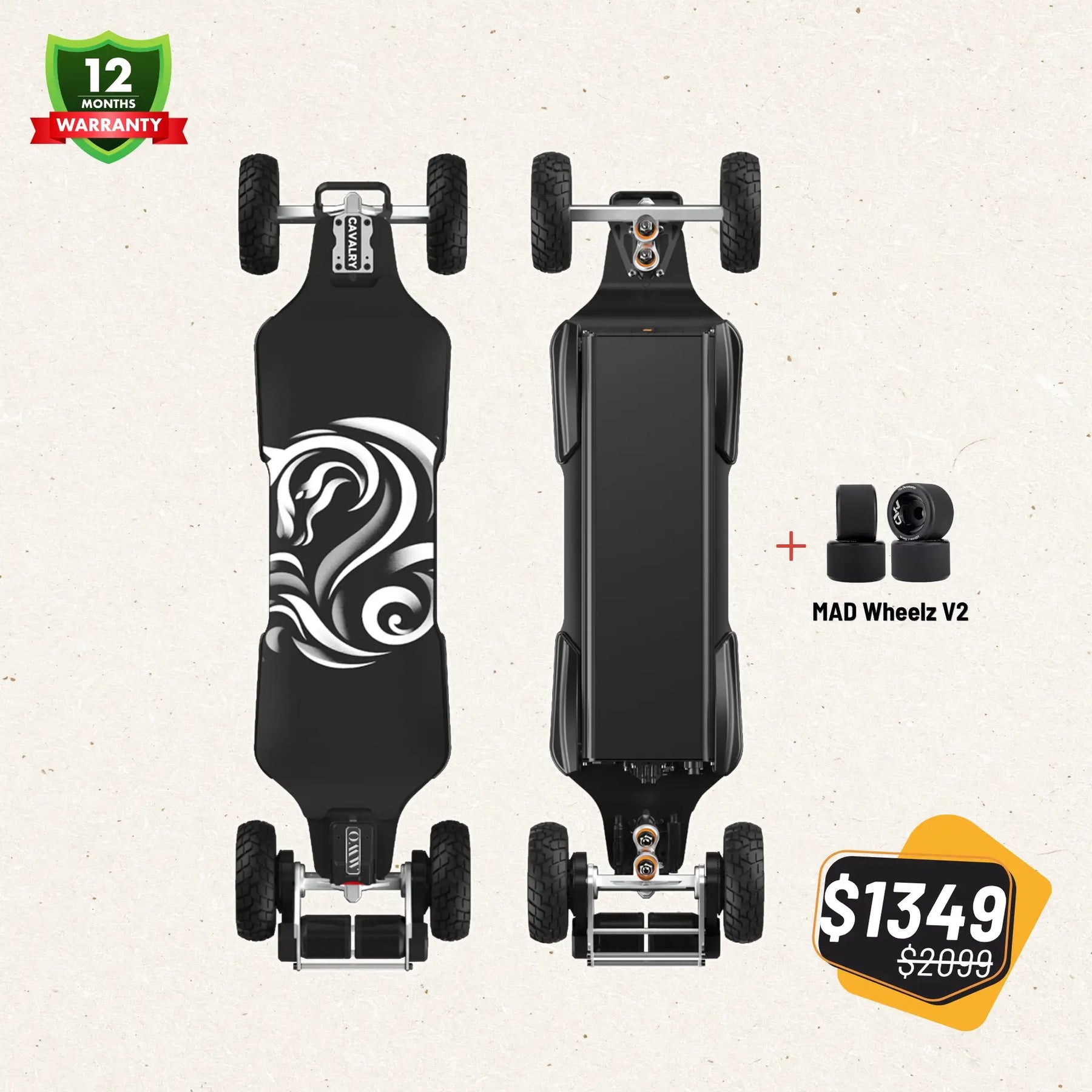 Spring Outdoor Sale - OMW Cavalry Electric Skateboard