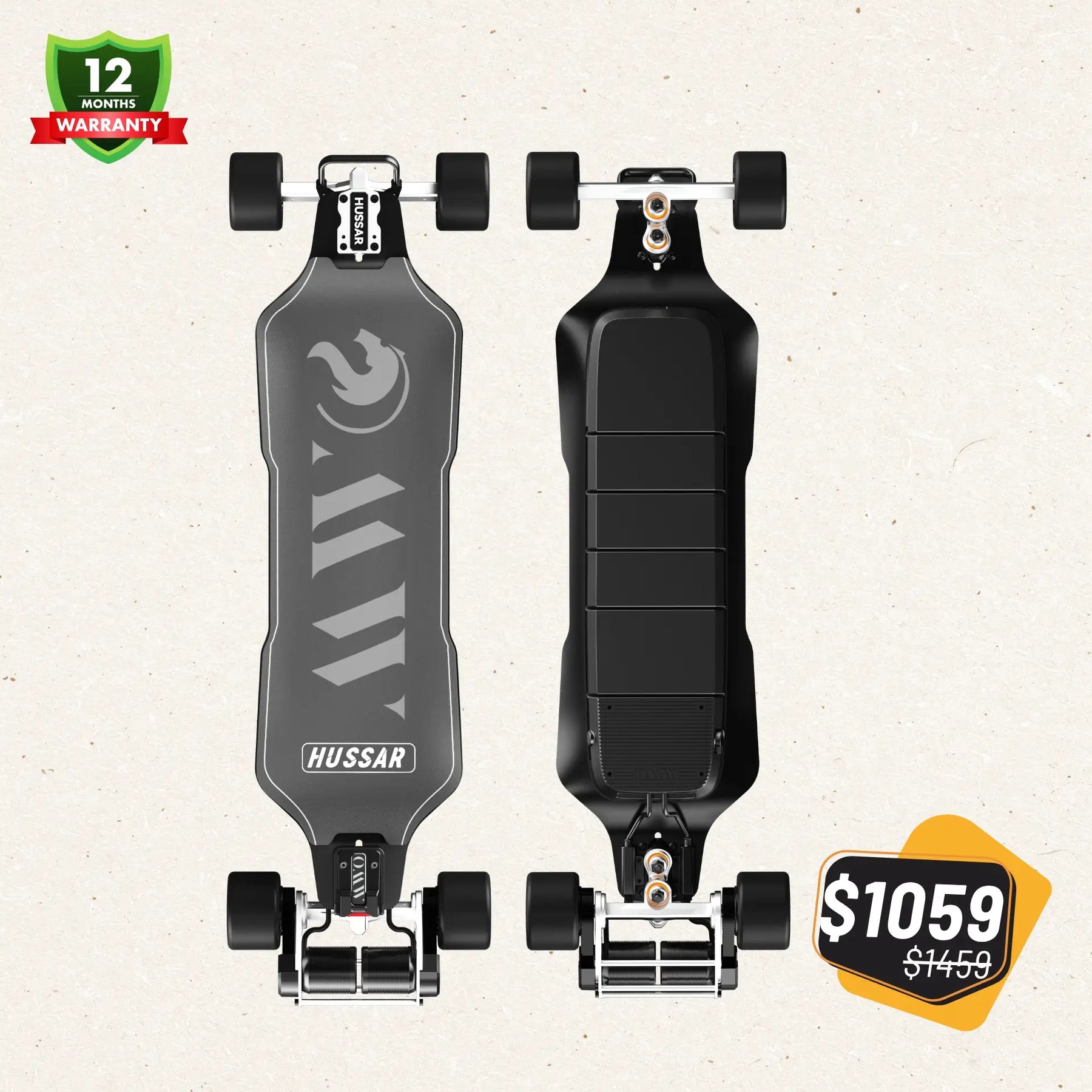 Spring Outdoor Sale - OMW Hussar Electric Skateboard