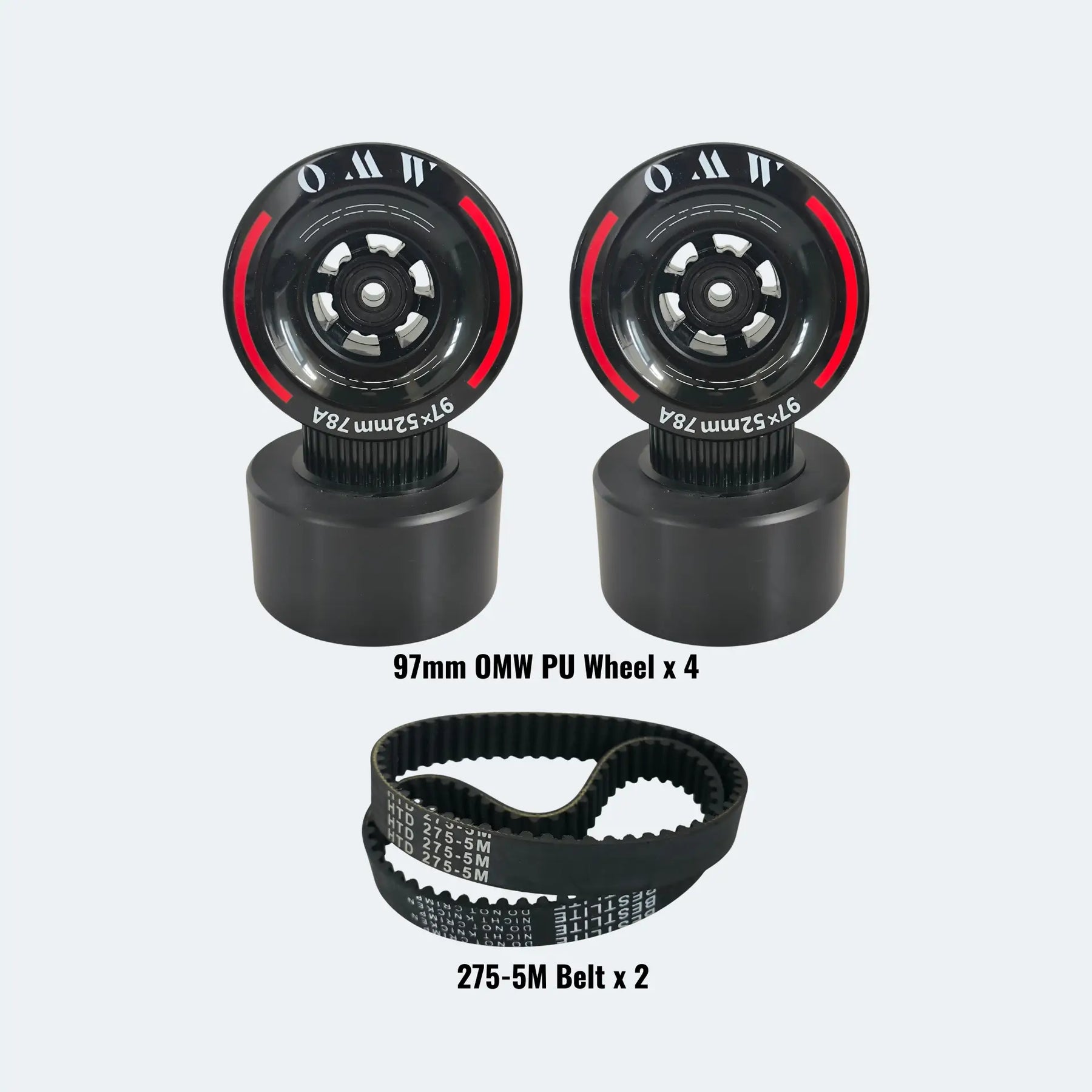 OMW 97mm Polyurethane Wheel Set