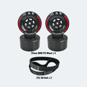 OMW 97mm Polyurethane Wheel Set