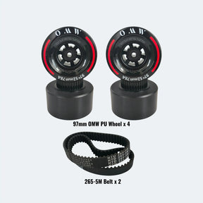 OMW 97mm Polyurethane Wheel Set