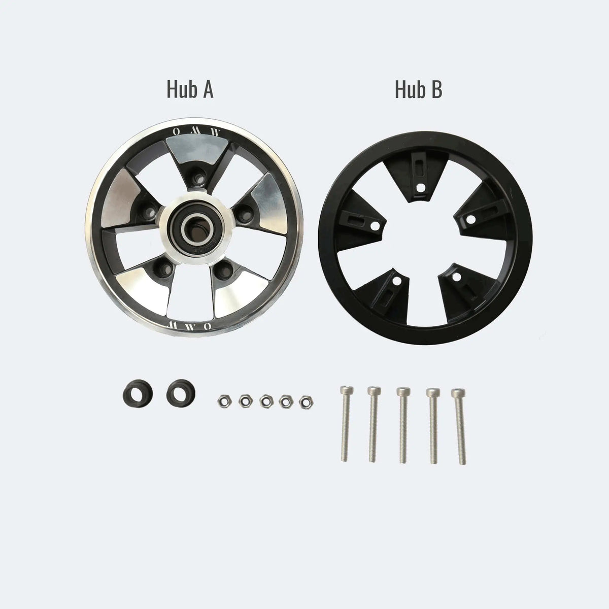 Alloy Wheel Hub for OMW Pneumatic wheels