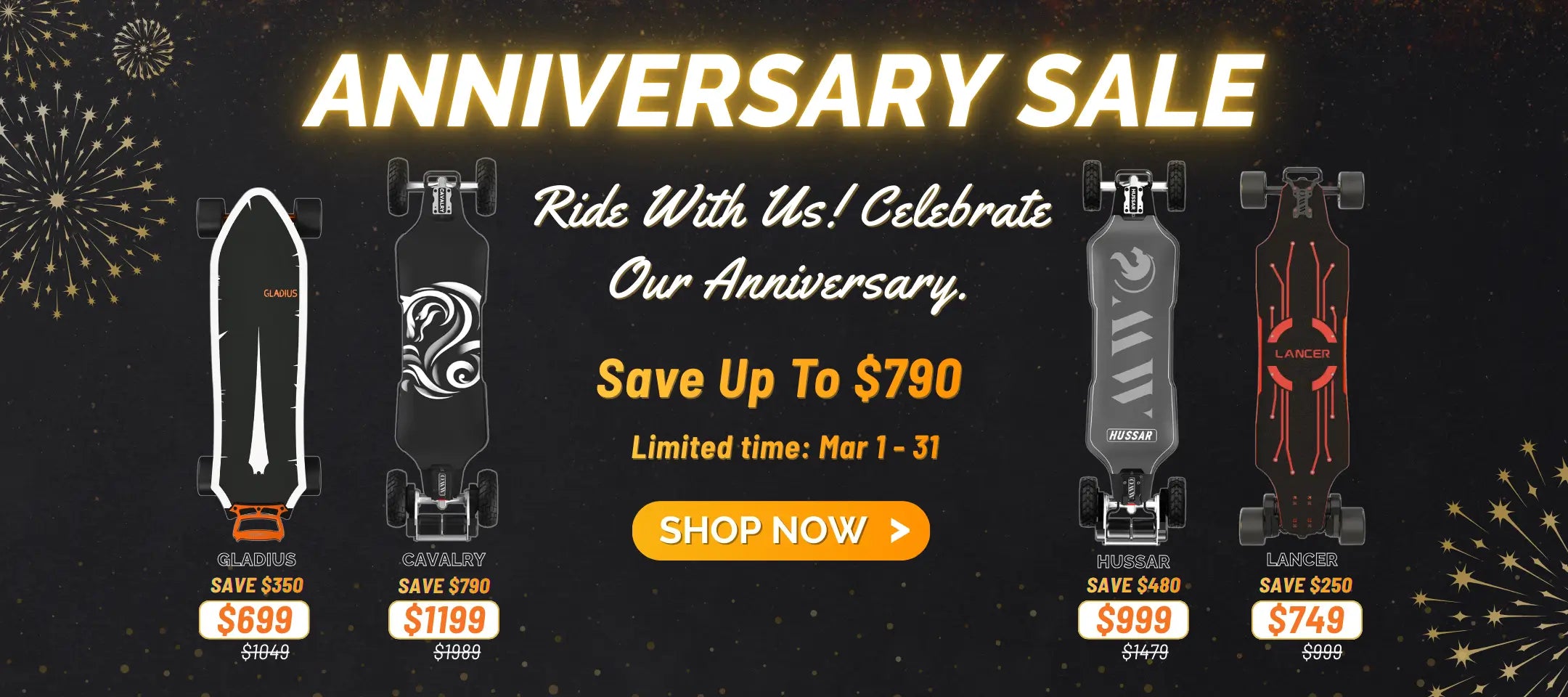 OMW Boards ANNIVERSARY SALE