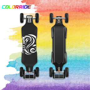 OMW Cavalry Street/All-terrain Electric Skateboards with CNC Colored Trucks